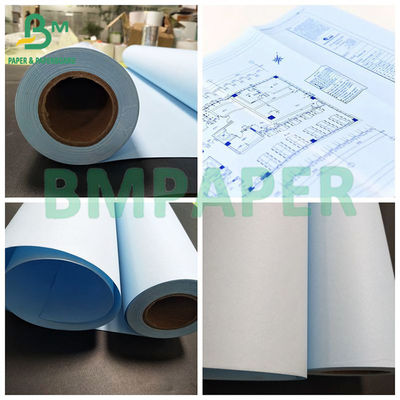 Goed reproduceerbaar dubbelzijdig blauwdrukpapier 36×50 yard gewalste kern 2 inch