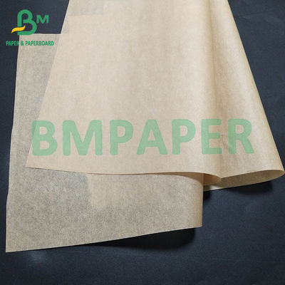 Bruin oliebestendige en waterdicht voedselgraad papier aanpasbare grootte oliebestendige 33 / 35 / 38 / 40 / 50g