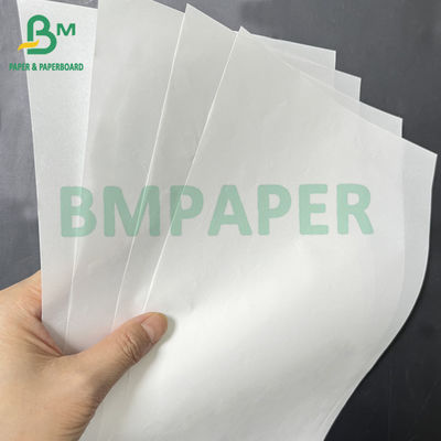 Uitstekende verwerkbaarheid 60 gm wit vetvrij papier voor verpakkingen voor snacks