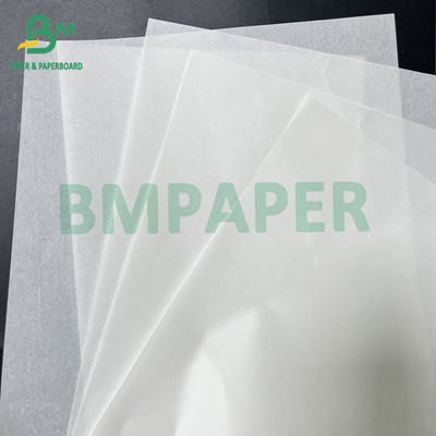 Uitstekende verwerkbaarheid 60 gm wit vetvrij papier voor verpakkingen voor snacks
