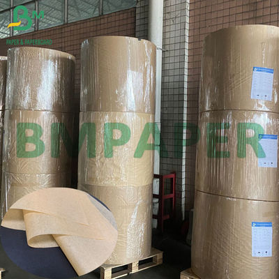 40 g 50 g ongebleekt bruin MG ambachtelijk papier met ribben Kraftpapier voor verpakking