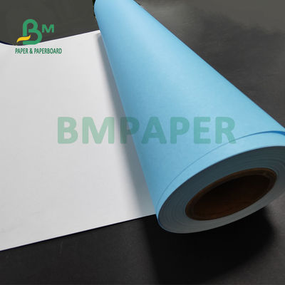 80 gr Blauw papier witte achtergrond voor CAD-tekening 880 mm x 150 m 3' kern
