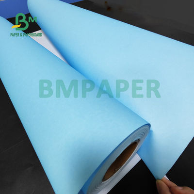 80 gr Blauw papier witte achtergrond voor CAD-tekening 880 mm x 150 m 3' kern