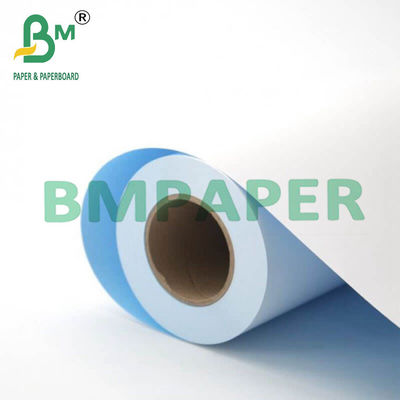 80 g 24" x 150ft blauw plots papier met witte achtergrond voor technische tekeningen