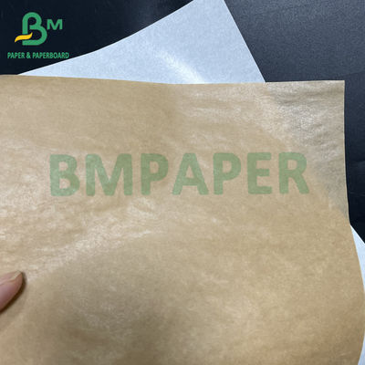 40 gsm + 10 gsm PE Wit Ongebleekt Bruin Suiker Verpakkingspapier Slachtpapierrol