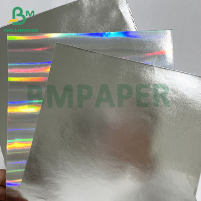 Etiketten afdrukken Uitstekende natvastheid Zilveren bedekte metaalpapier