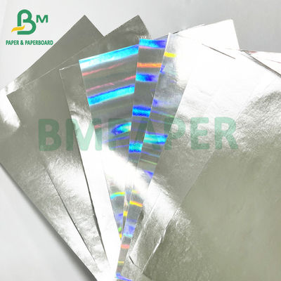 Eenzijdig zilveren glanzende coating 70gm Siver gemetalliseerd papier