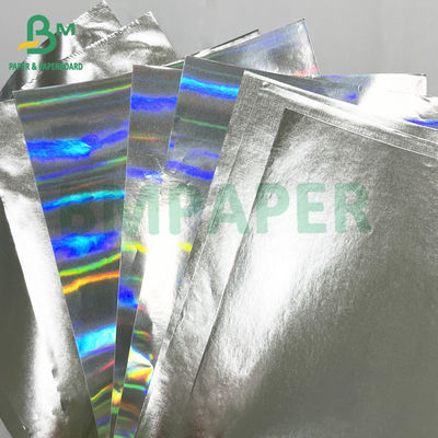 Eenzijdig zilveren glanzende coating 70gm Siver gemetalliseerd papier