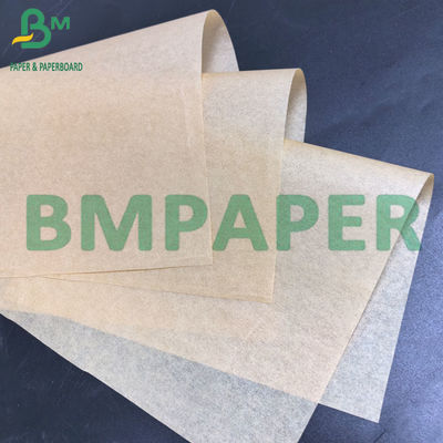 35 gsm enkelzijdig glanzend MG Gouden Bruin Gribd Kraftpapierrol Voor Verpakking