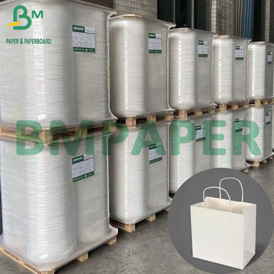 Witte gebleekte kraftpapier 70 gm Wijdte van de rol 1100 mm Handwerkpapier voor winkeltassen