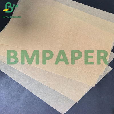 40 gm Eenzijdig glanzend oliebestendige MG ongebleekt bruin geribd kraftpapier