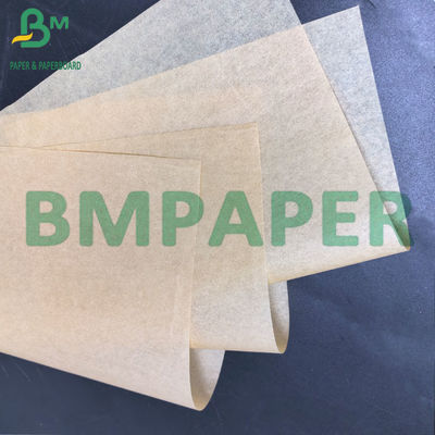 40 gm Eenzijdig glanzend oliebestendige MG ongebleekt bruin geribd kraftpapier
