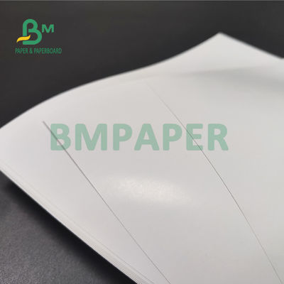 80# 100# C2S Glanzend wit bedekt tekstpapier voor deurhangers 24' x 36'