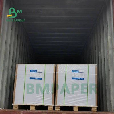 80# 100# C2S Glanzend wit bedekt tekstpapier voor deurhangers 24' x 36'