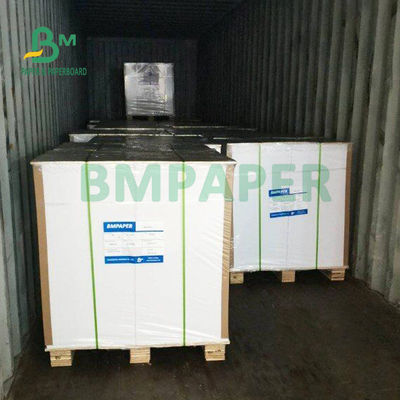 80# 100# C2S Glanzend wit bedekt tekstpapier voor deurhangers 24' x 36'