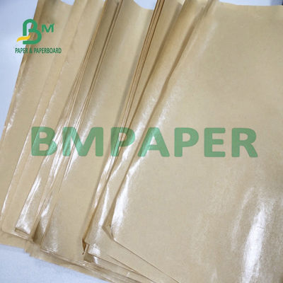 40g 45g 50g Glanzend Bamboe Pulp Bruin MG Kraft Papier Voor Draagtas