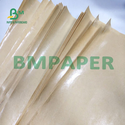40g 45g 50g Glanzend Bamboe Pulp Bruin MG Kraft Papier Voor Draagtas
