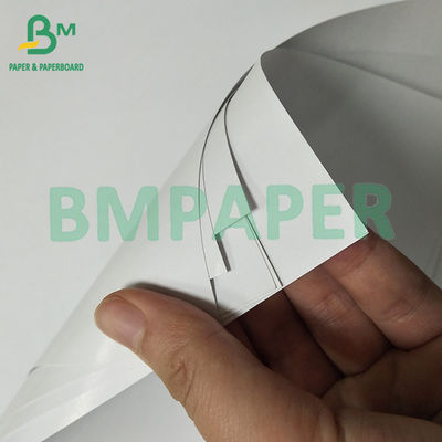 80GSM Wit enkel glanzend eenzijdig bedekt etiketpapier voor verpakkingsetiketten