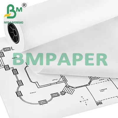 24&quot; x 150ft 20lb wit gebonden papier CAD Inkjet rollen voor technische tekening