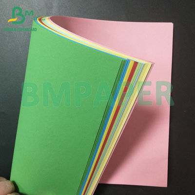 Offsetdruk Onbekleed houtvrij papier Vrouwe houtpulp voor gekleurde plakpapieren