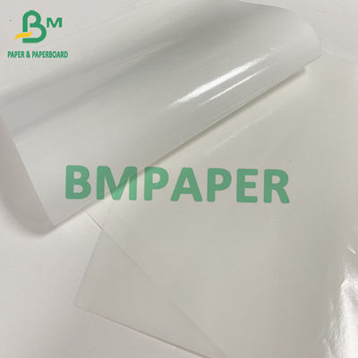 Glassine 1 Side Siliciumhoudend Wit Voor Lable Zelfklevend Basispapier Release Paper 60gsm 1530mm 1100mm 787mm Roll