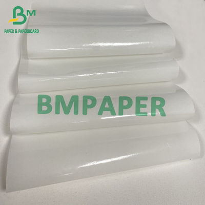 Glassine 1 Side Siliciumhoudend Wit Voor Lable Zelfklevend Basispapier Release Paper 60gsm 1530mm 1100mm 787mm Roll