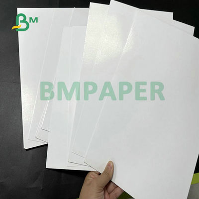 8.5 x 17 inch 93% Hoog wit Eco-vriendelijk Offset Printing Dubbelzijdig Gecoat Glanzend Kunstpapier Voor Brochures
