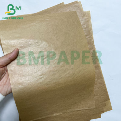 Recyclebare 40g premium eenzijdige glanzende bruine kraftzak papierrol