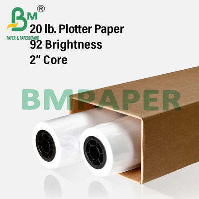 24&quot; x 150ft 2&quot; Core 20lb Plotting Paper voor CAD tekening 5 rollen / case