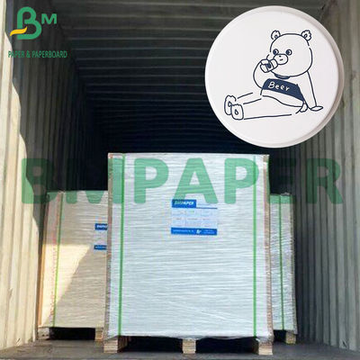 1 mm 2 mm natuurlijk wit absorberend papier met PE-laag aan één zijde