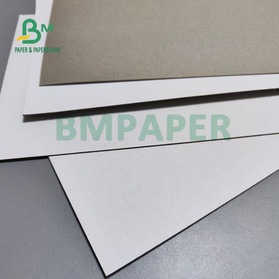 900 gm One Face Oncoated White Offset Cardboard Grijze rug voor ringbinders