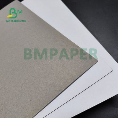 900 gm One Face Oncoated White Offset Cardboard Grijze rug voor ringbinders