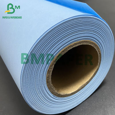 Blauw Plotter Paper Roll Dubbelzijdig Blauwdrukpapier Op maat Breedte 50m 100m 150m Lengte