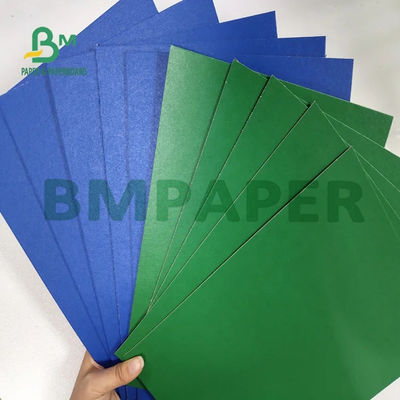 1 mm 2 mm groen gelamineerd karton kleurkaarten voor cosmetische behuizing