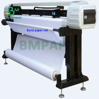 20# 24# 28# Grootformaat Inkjet Bankpostpapier 20lb 24lb Ongecoat CAD-plotterpapier