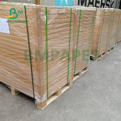 80 gram C1S Hoog glanzend bedekt wit papier voor drankenetiketten 70 x 100 cm