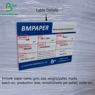 53 g/m - 400 g/m Onbekleed vrij blad Houtvrij Papier Boeken Karton 78 X 102cm 72 X 105cm 77 X 110cm Groot