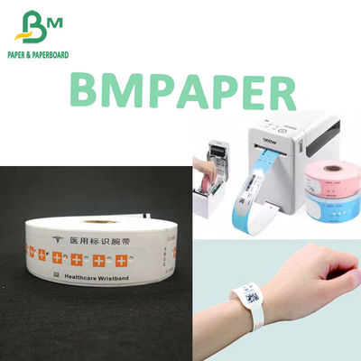 Fabrieksvoorziening Milieuvriendelijk Medisch Thermisch Synthetisch Papier Voor Armbanden Etiketten