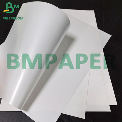 220 gm top gecoat thermisch synthetisch papier met warmsmeltend thermisch PP rollen papier