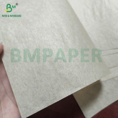 40 gsm Grade 7 Vetvast Papier Rollen En Blades Bruin Kleur Voor Voedselverpakkingen
