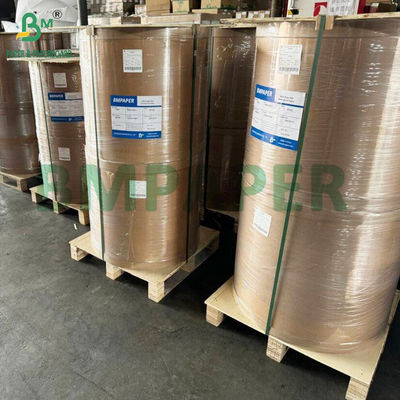 40 gsm Grade 7 Vetvast Papier Rollen En Blades Bruin Kleur Voor Voedselverpakkingen