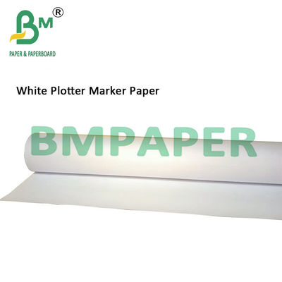 45 gsm Breedte 1,62 m Plain White Plotter Marker Paper Voor kledingproducties