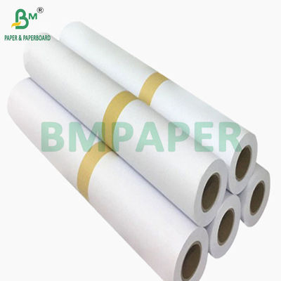 20LB grootschalig, niet-gecoat wit gebonden papierrolletje voor inkjetprinters 24&quot; x 150&quot;