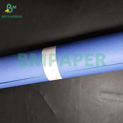 18" 20LB Single Side Purple Blue CAD Plotter Paper 2" Core voor Engineering Electrostatic Copying