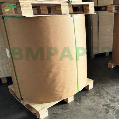 50 g 60 g puur bruin vezel kraftpapier 102 cm bruin zak papierrol