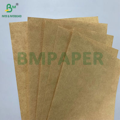 Onbekleed 50 gm 60 gm 180 mm 715 mm bruin kraftpapier voor het maken van voedselzakken