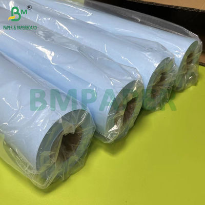 Dubbelzijden Blauw 80g Engineering Ontwerp Blauw Papier Rollen 24" x 50 yards