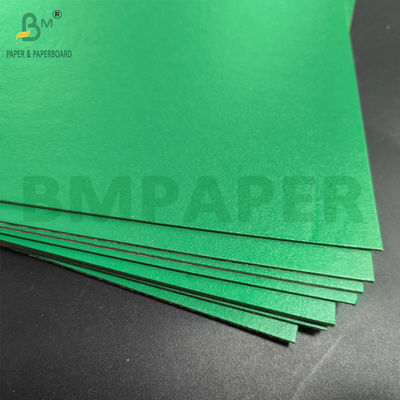 Glanzend gelamineerd groen karton Grijzige achterkant 1,2 mm 1,4 mm Voor mappen
