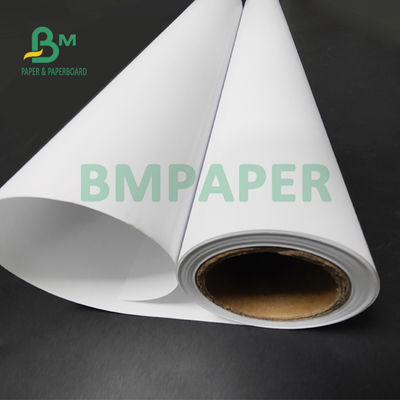 108GSM 180GSM Coated Plotter Bond Paper Roll For Graphics Printing 36' x 50m