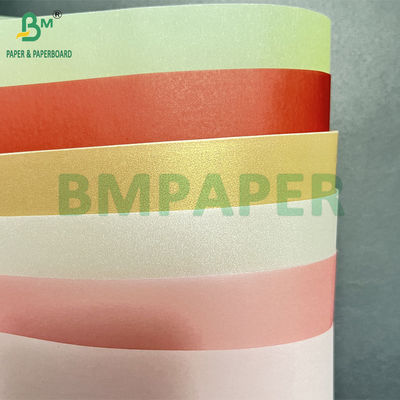 100 GSM Glanz Premium Gold Rose Halverwegezichtig Papierrol 889mm Breedte